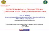 DOE/BES Workshop on Clean and Efficient Combustion of …Advanced Computational Materials Science: Application to Fusion and Generation IV Fission Reactors BES, ASCR, FES, and NE Workshop,
