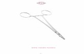 Stille needle holders - MICRINS60 Stille needle holders Few surgical instruments are subject to more abuse than needle holders. Hence we have put great effort into producing needle