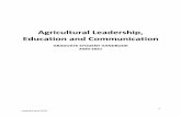 Agricultural Leadership, Education and …...2 Updated April 2020 I. INTRODUCTION ALEC Mission: The mission of the Department of Agricultural Leadership, Education and Communication