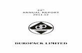 DUROPACK LIMITED - Bombay Stock Exchange...Vasant Kunj, New Delhi-110070 I have examined the registers, records, books and papers of Duropack Limited, as required to be maintained