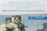 Weaving the Tangled Web: Military Deception in Large-Scale ... · of Beersheba. Moving two corps—a total of 56,000 men in four infantry and two mounted divisions, along with 200