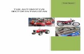 THE AUTOMOTIVE SECTOR IN PAKISTAN · Impact of Power Outages 74 CHAPTER 8: PAKISTAN’S TRADE IN THE AUTOMOTIVE SECTOR 75 8.1. Trade in the Automotive Sector 75 8.2. Factors Constraining