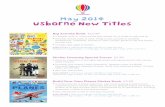 May 2014 Usborne New Titles - Usborne Books at Home · May 2014 Usborne New Titles Big Activity Book £12.99 • A bumper, write-in, mixed activity book packed full of things to make