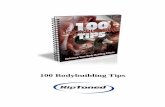 100 Bodybuilding Tips - Amazon S3 2016-07-05آ  100 Bodybuilding Tips 1. Bodybuilding requires commitment.