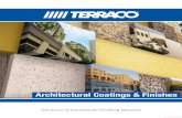 Content - Terraco Coatings-Brochure.pdfThis Architectural Coatings & Finishes brochure, created with the architect in mind, provides a comprehensive overview of Terraco’s architectural