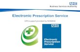 Electronic Prescription Service€¦ · • Barnet CCG current EPS 68.15%, potential 98.07%, admin time saved approx. 164 hours per month. eRD and GP time: • Barnet CCG current