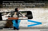 Accenture Interactive – Point of View Series From …...Accenture Interactive – Point of View Series From Marketing Communications to Experience Engineering The new role for CMOs
