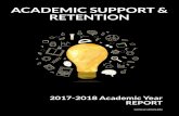 RETENTION ACADEMIC SUPPORT · Excelling@Iowa Student Transition Survey Data Pag e 3 Fit and Belonging Homesickness Financial Confidence Values & Goals Academic Beha viors Faculty