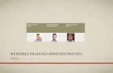 ROUNDTABLE: IVR AND SELF-SERVICE BEST PRACTICES · 2017-05-10 · Inference Solutions John Forrester, CMO, Inbenta. IVR and Self-Service 2017 ... • Savings on infrastructure and