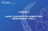 LESSON 2: BASIC CONCEPTS OF WORKPLACE MONITORING PART 2 MONITORING â€“PART 2. Lesson 2: Basic Concepts