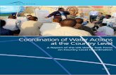 Coordination of Water Actions at the Country Level...8 Coordination of Water Actions at the Country Level tion on water in most countries. The best and sometimes only, regular reporting