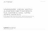 VMware View with Juniper Networks SA Series SSL VPN Appliances · credentials for single sign-on. Important: When WSAM is used, a caching override policy must be utilized, as the