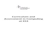 Curriculum and Assessment in Computing at KS3 · Foundation Stages in Computing – Assessment Criteria at KS3 Algorithms Communication Data Information Technology Programming The