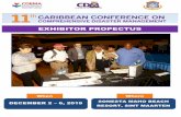 EXHIBITOR PROPECTUS - CDEMA · Increase marketing impressions through inclusion in the official Conference App. 8. Further promote products and services through the conference website