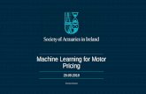Machine Learning for Motor Pricing Machine... · electrical power (calculations suggests that fossil-fueled cars are more than 30% more expensive ... By leveraging both existing data