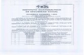 Instituto Guatemalteco de Seguridad Social - IGSS...ARTíCULO 2. Las sucursales estabåecidas en el Articulo anterior, mantendrán la de dependencia: así como estructura administrativa