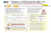 Super OMEGACLAD® XL Thermocouple Probes...A A-44-30-25-20-15-10-5 0 5 OMEGACLAD® XL Brand A Brand B Inconel® 600 Measurements are taken at 1-hour intervals from 538 to 1338°C (1000