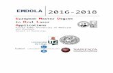 EMDOLA - umft.ro€¦ · Web viewPeriodontal microbiology Lasers and periodontal treatments (soft tissues, hard tissues-cement, bone defects) ... Presentation of results EMDOLA PROGRAM*