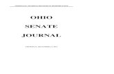 OHIO SENATE JOURNALarchives.legislature.state.oh.us/JournalText129/SJ-12-13-12.pdfDec 13, 2012  · recommendation that the Senate advise and consent to said appointment. YES - 5: