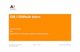 Git / Github intro - thirdsector.mlog.taik.fithirdsector.mlog.taik.fi/files/2013/03/github-intro-kkarhu.pdf · Git / Github intro Kimmo Karhu SCI Department of Computer Science and