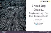 Creating Chaos… - Synerzip · 2020-02-18 · DevOps & Chaos Engineering Given the ever increasing toolset Need vertical alignment from inception to delivery DevOps mindset and behaviors