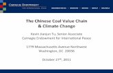 TheChineseCoalValueChain$$ &Climate$Change$ · TransportDetersCCSDeploymentinChina $ Source:&Jaccard&&&Tu&(2011).&! CCS&can&allow&Chinato&con