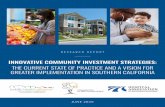 INNOVATIVE COMMUNITY INVESTMENT STRATEGIES · including identifying community needs, identifying disparities and inequities, identifying community resources, engaging and activating