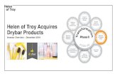 Helen of Troy Acquires Drybar Products...2019/12/19  · Helen of Troy Adds 8th Leadership Brand to Portfolio • Fast-growing, innovative, trendsetting prestige hair care brand •