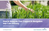 How to Integrate Peer Support & Navigation into … Peer...Support Specialists in Kaiser Permanente 32 To bring Peer Support Specialists to Scale will need to have: Clear articulation