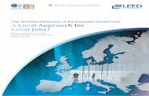 The Territorial Dimension of the European Social Fund: A ... · The OECD LEED Programme in cooperation with the Polish Ministry of Regional Development has prepared this paper to