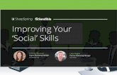 Improving Your ‘Social’ Skills - SharpSpring...•We need your feedback Upcoming Webinar Client Goals You Can Achieve with Marketing Automation October 19, 2016 11 a.m. – 11:30