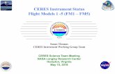 CERES Instrument Status Flight Models 1 -5 (FM1 – …...• With the new solar raster scan calibration sequence starting Dec 2005, the MAMs showed slower rate of change. Aqua FM3