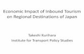 Economic Impact of Inbound Tourism on Regional …...Information for inbound tourism marketing Survey outline 0 400km Fuji kawaguchiko Oct 2012 Takayama Apr 2013 Yufu, Aso, Ibusuki