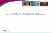 County of Grey Housing and Homelessness 10 Year Plan 2014 …...persons with disabilities c. Provide resources to seniors, persons with disabilities and persons with limited financial