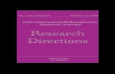 International Multidisciplinary Research Journal Research ... · Research DirectionJournal is a multidisciplinary research journal, published monthly in English, Hindi & Marathi Language.