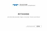 RTH090 Datasheet Converters/DS_0162PA3... · 2020-05-18 · RTH090 DATASHEET DS_0162PA3-2120 . Teledyne Scientific Company reserves the right to make changes to its product specifications