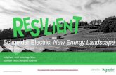 Schneider Electric: New Energy Landscape...paying any upfront capital costs. In partnership with Duke Energy Renewables and REC Solar, the Schneider Electric built a microgrid to power