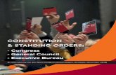 CONSTITUTION & STANDING ORDERS - International Trade Union … · 2019-04-25 · INTERNATIONAL TRADE UNION CONFEDERATION CONSTITUTION Adopted at the Founding Congress (Vienna, November