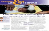Community Ear Hearing - LSHTM · 1 Earl y detection of hearing loss in newborn and preschool children Adrian Davis and Gwen Carr 2 Early detection of hearing loss: overcoming challenges