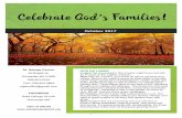 Celebrate God’s Families! · 2019-09-18 · the autumn they fall to the ground and form a natural blanket to keep moisture in the soil and protect the trees and bushes. Plus, as