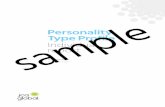 Personality sample Type Profile - PSI OnlineProfile Personality Type Profile is based on the theory of Psychological Types by Carl Jung (1921), later developed by Isabel Briggs Myers