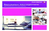 Reputation Management - Fuji Xerox · 2017-12-22 · Reputation Management Scenarios ApeosWare Management Suite and ApeosWare Image Log Management allow you to maintain ongoing records