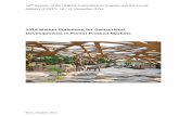 2014 Market Statement for Switzerland Developments in ... · • Architecture: Shigeru Ban, Tokyo/Paris • Timber construction: Blumer-Lehmann AG, Gossau • Timber used: Swiss spruce,