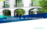 Doors & windows - Jansen AG · Doors & windows. The non-insulated profile systems from Jansen for windows and doors in steel or stainless steel are suitable for use in parts of a