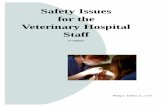 Safety Issues for the Veterinary Hospital Staffmhstrainingsite.com/images/Safety Issues 5th Edition.pdf · (VSPN). He regularly teaches interactive OSHA and staff training courses