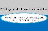 City of Lewisvillearchive.lewisvilletexan.com/xoops/uploads/63c36483-3ceb... · 2015-08-11 · MEMORANDUM . TO: Rudy Durham, Mayor Mayor Pro Tem T J Gilmore . Deputy Mayor Pro Tem