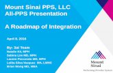 Mount Sinai PPS, LLC All-PPS Presentation A …...2016/04/08  · 2. LEADERSHIP: Solid leadership on the project: Follow up emails; calendar dates, quick answers to questions provided.