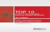 TOP 10 - Donutsdocshare04.docshare.tips/files/23713/237137369.pdf · a technology challenge or an external customer with a customer service issue. ITSM is process-oriented, from the