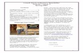 Lowell Davis Collectors Newsletter Volume 1 Issue 3 Spring 2007 · 2018-07-28 · of my new Lowell Davis Collectors Newsletter . These newsletters are intended to provide you, my