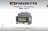 Pellet - Firebox · Pellet - Firebox MP 973 INSTRUCTIONS FOR INSTALLATION,